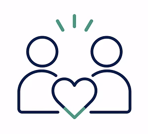 Illustration representing positive relationships